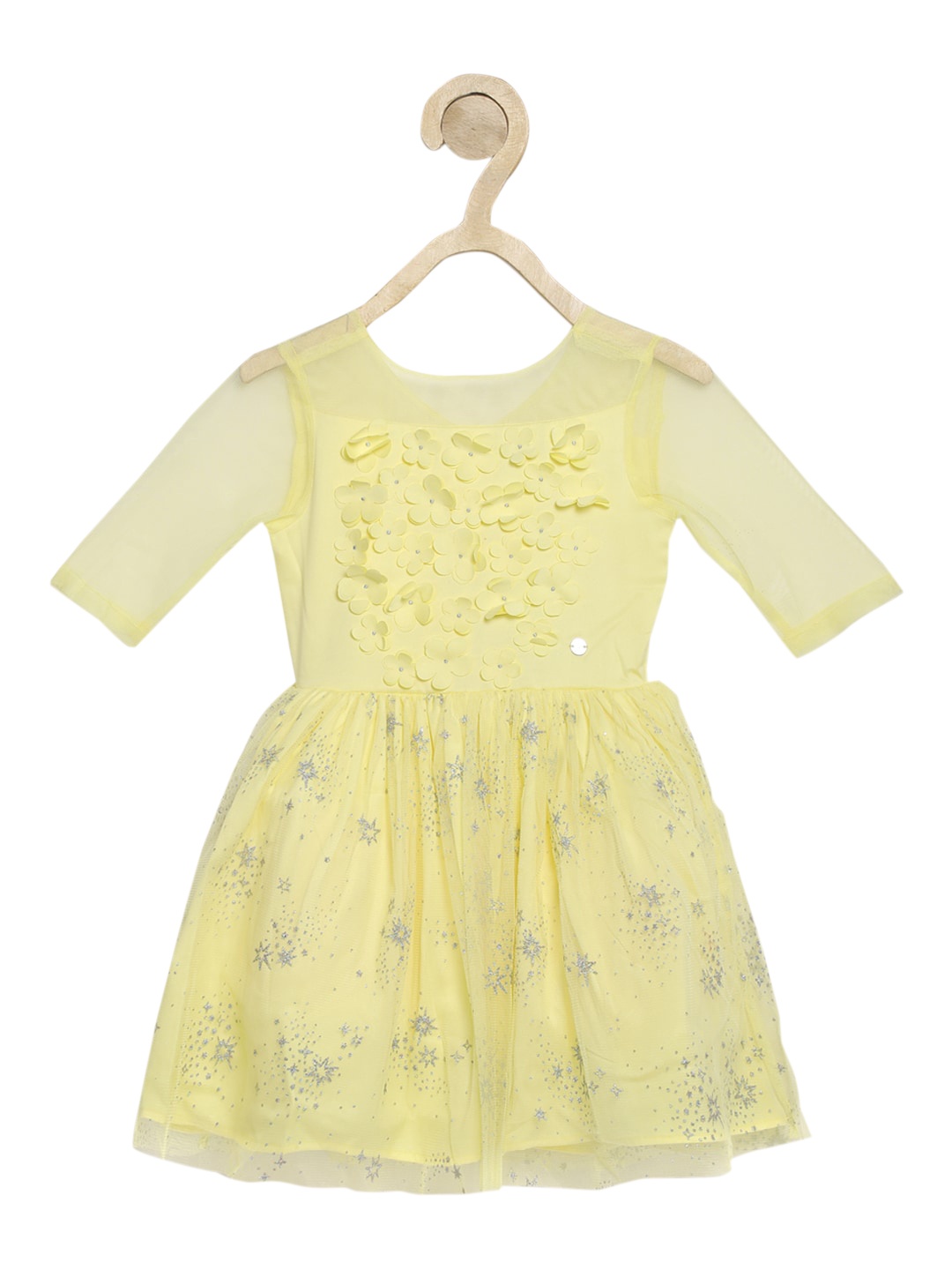 

Allen Solly Junior Yellow Dress