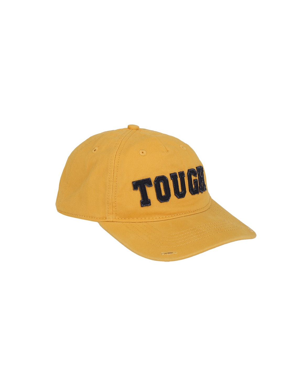 

Peter England Men Yellow & Black Embroidered Cotton Baseball Cap