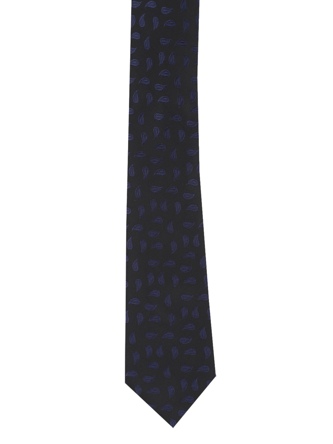

Peter England Men Navy Blue Woven-Design Accessory Gift Set