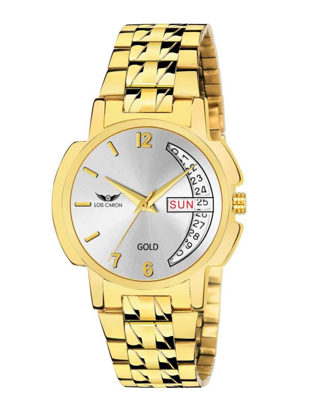 

LOIS CARON Women Silver-Toned Dial & Gold-Plated Analogue Watch MLC-8624