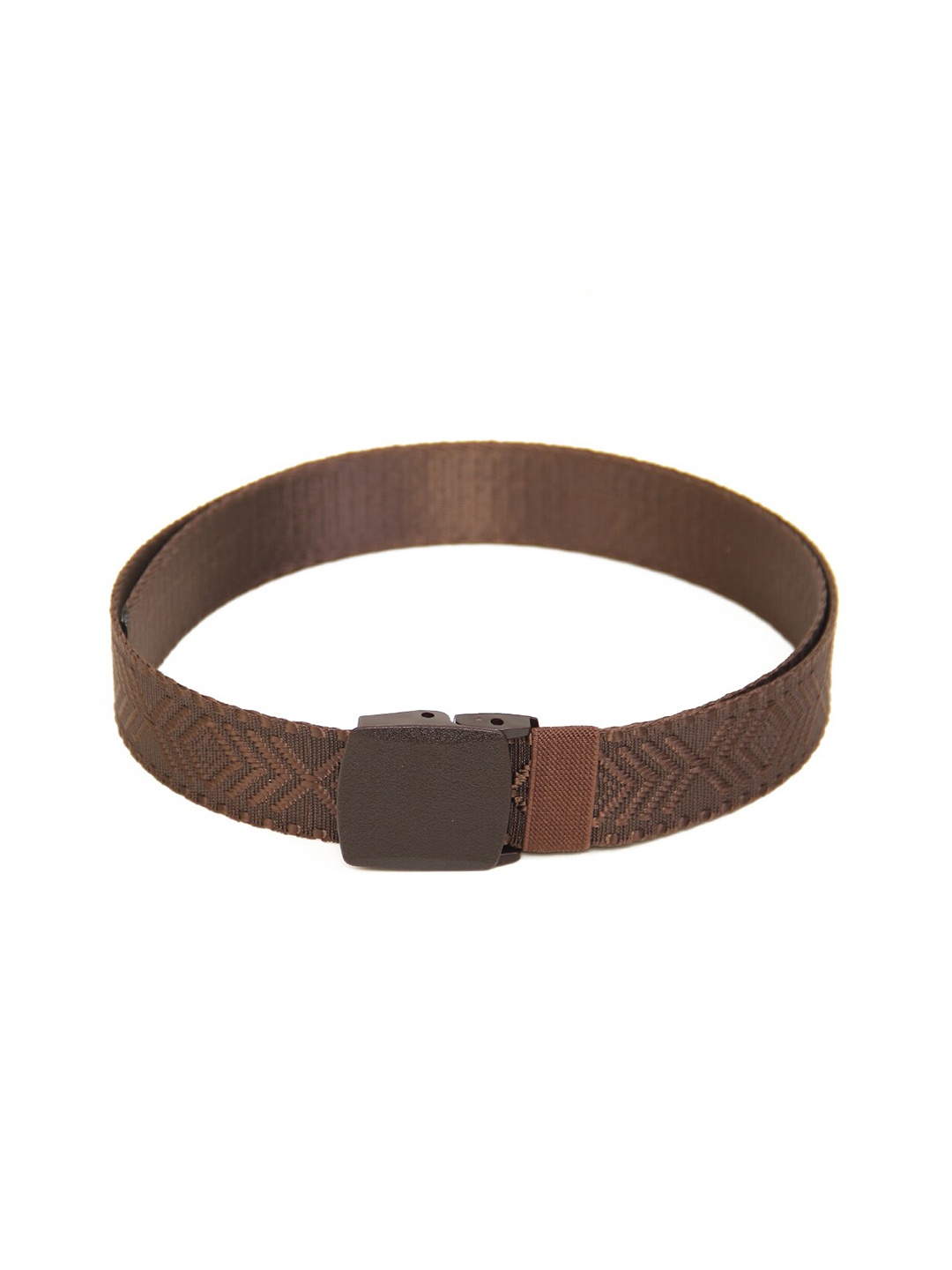 

Calvadoss Men Brown Woven Design Belt