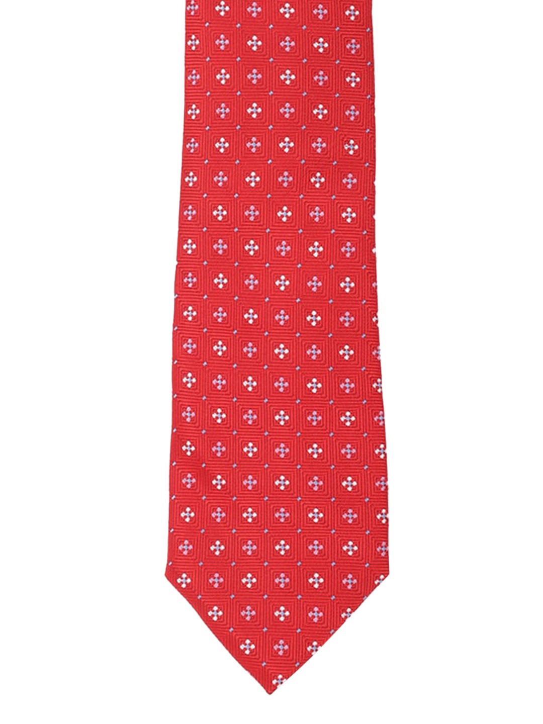

Peter England Men Red & White Woven-Design Accessory Gift Set