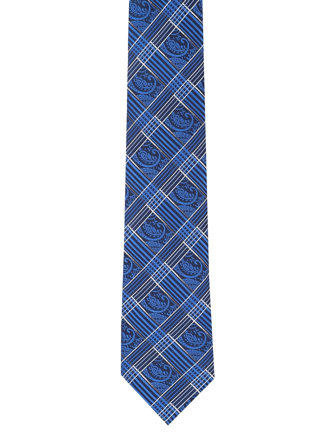 

Peter England Men Blue & White Printed Accessory Gift Set