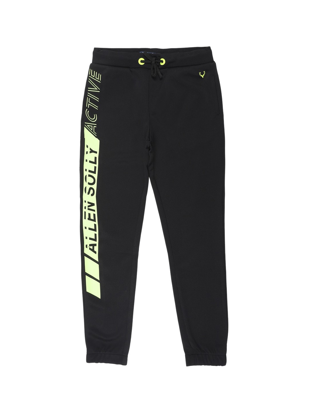 

Allen Solly Junior Boys Black Graphic Track Pants