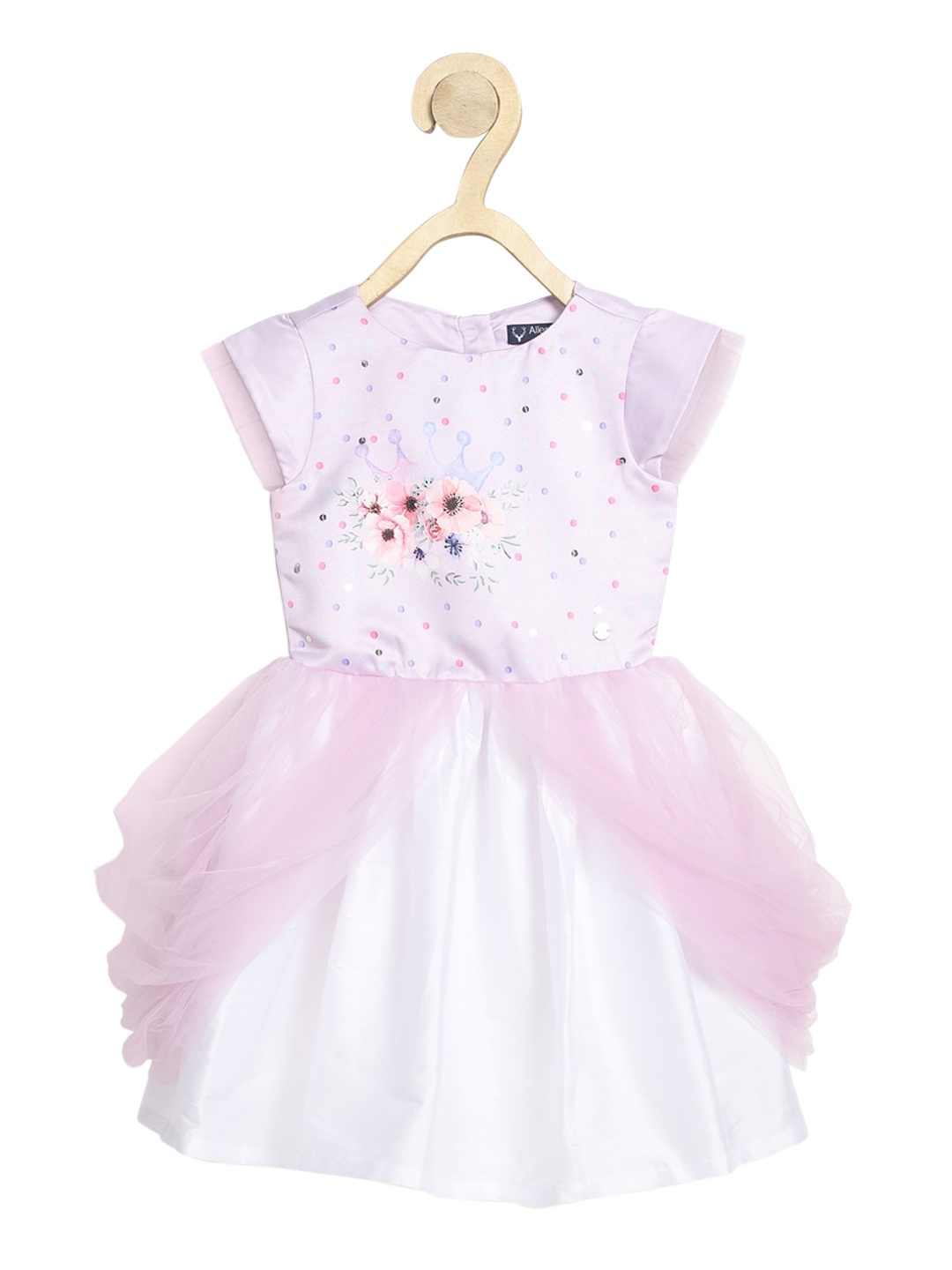 

Allen Solly Junior Purple & White Floral Dress