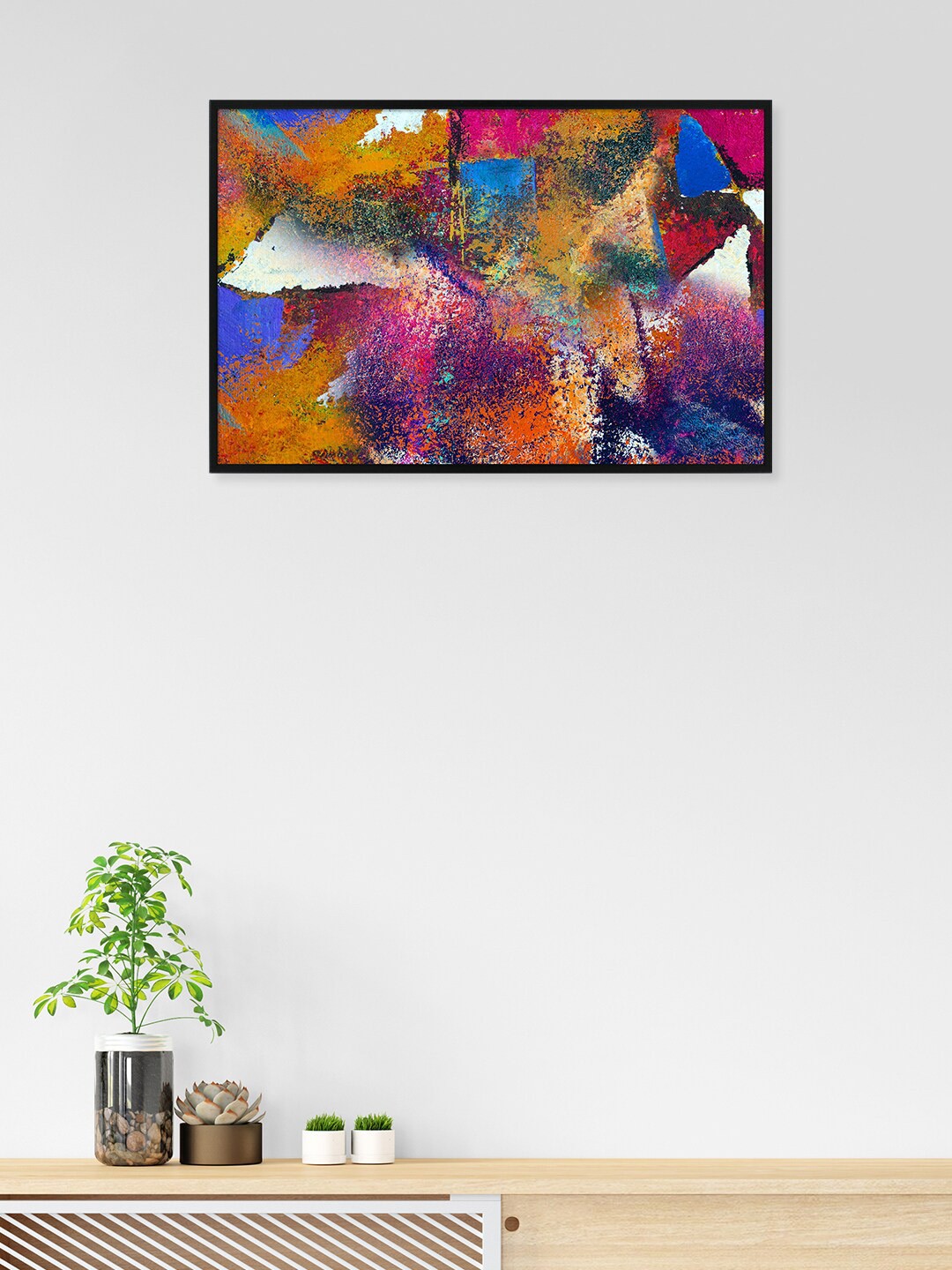 

nest ART Multicoloured Abstract Framed Wall Art, Multi