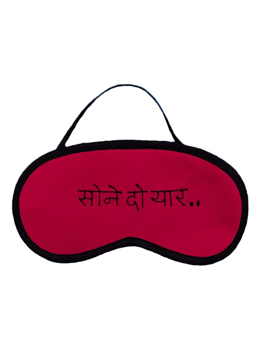 

BandBox Pink & Black Sone Do Yaar Hand Embroidered Eye Mask