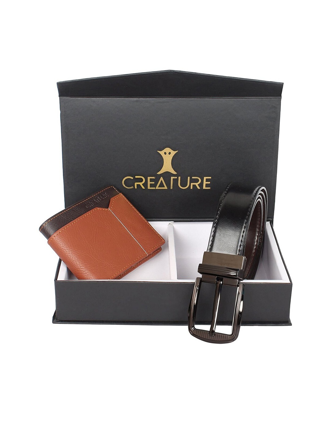 

Creature Men Black & Brown Accessory Gift Set