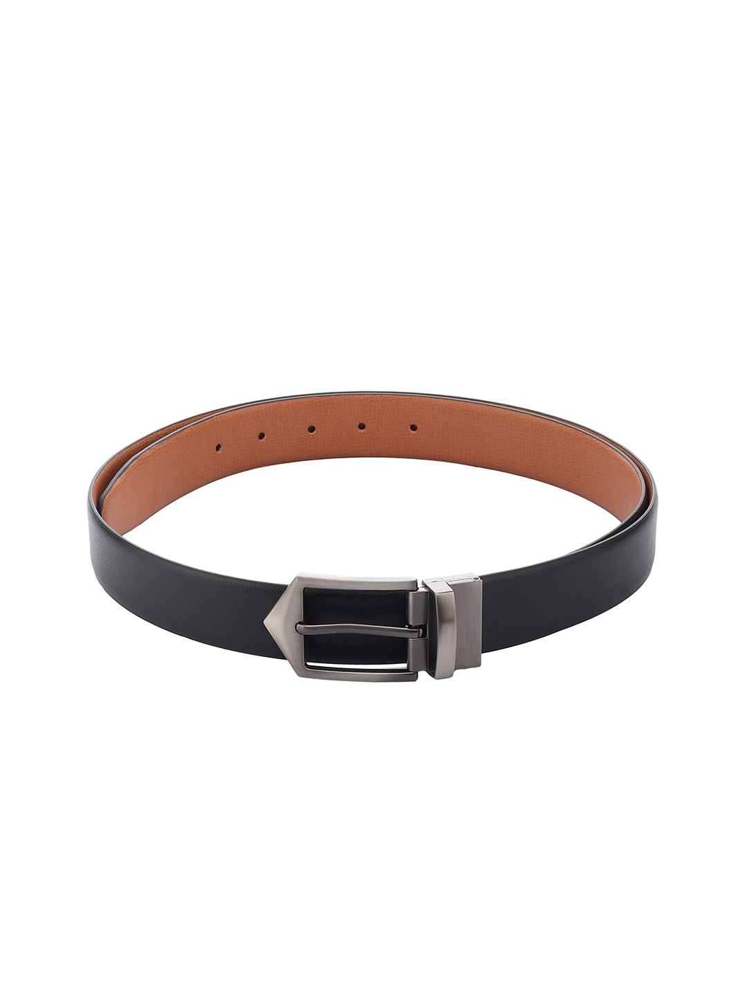 

Kastner Men Black & Tan Textured Reversible Formal Belt