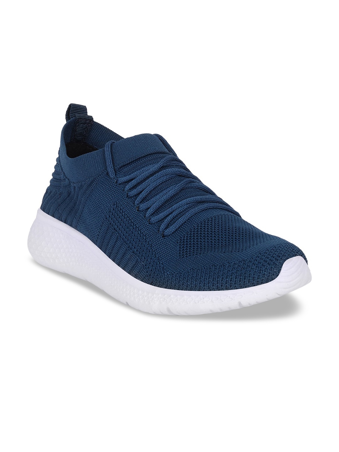 

M7 by Metronaut Men Blue Woven Design Slip-On Sneakers