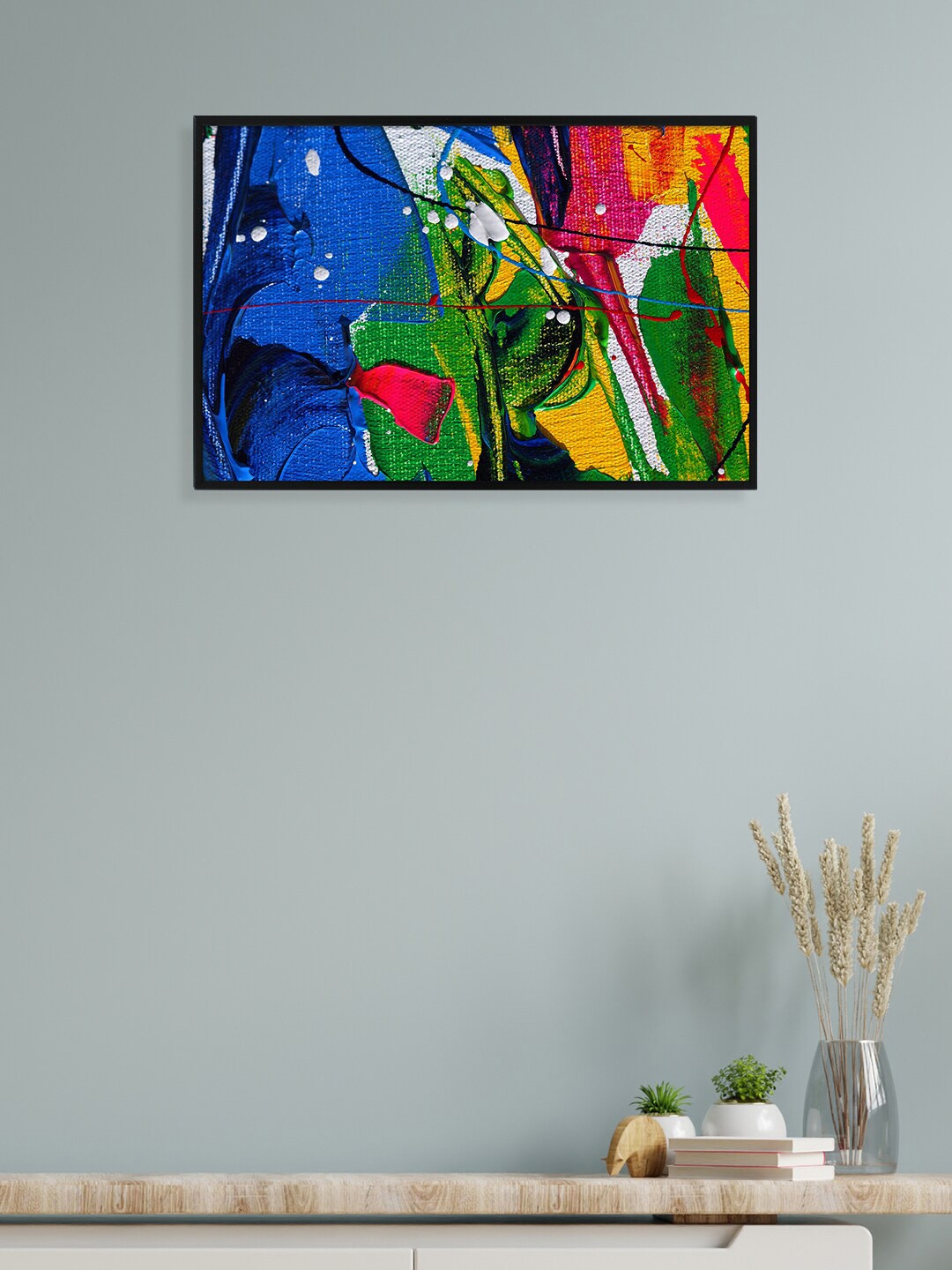 

nest ART Blue & Green Abstract Framed Wall Art