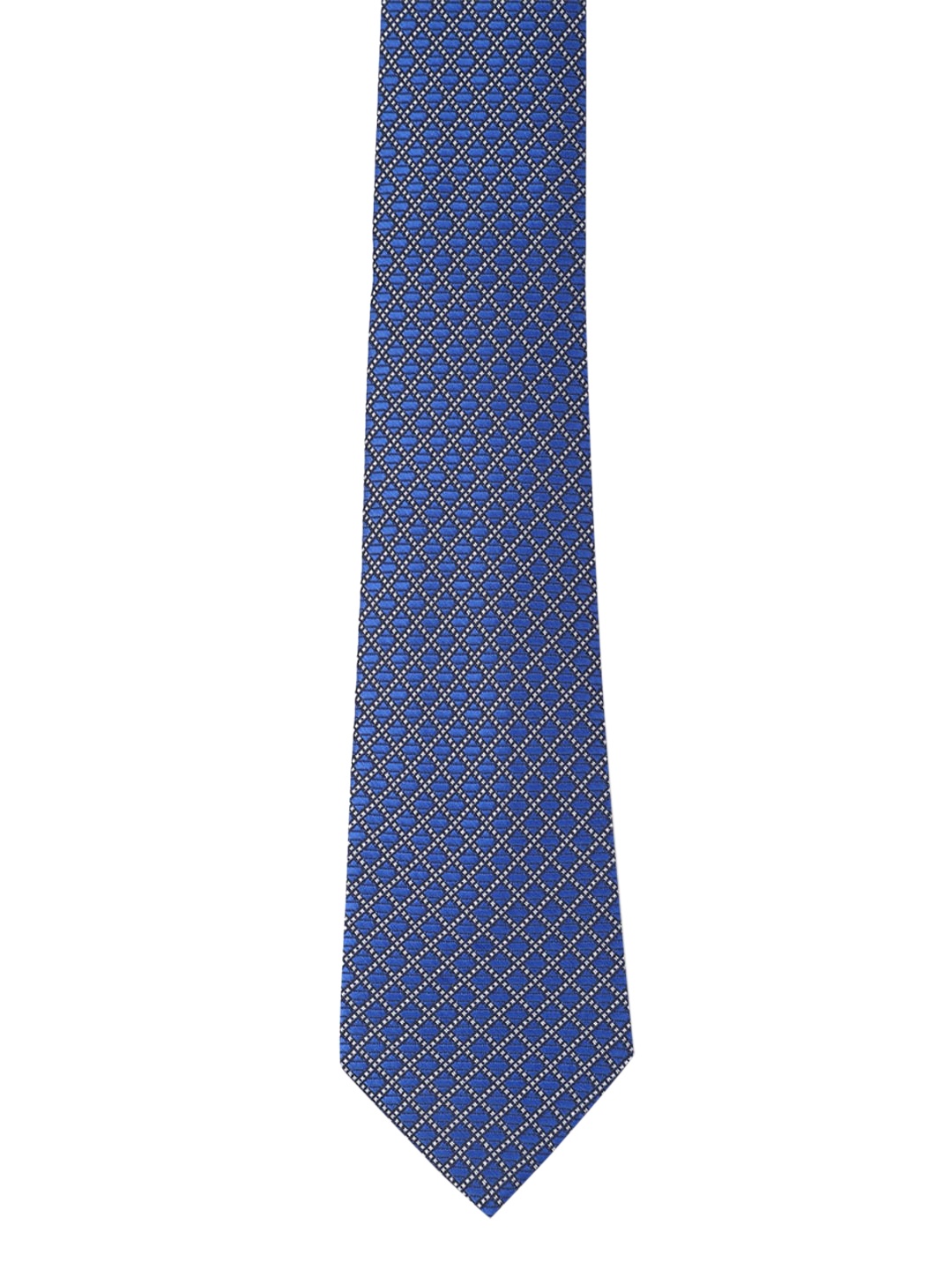 

Peter England Men Blue & White Woven-Design Accessory Gift Set