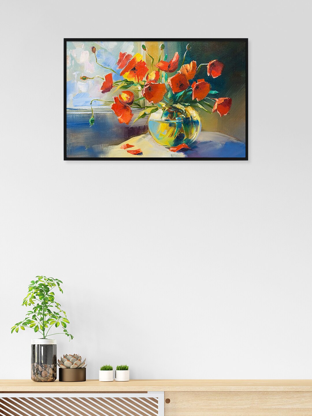 

nest ART Blue & Yellow Still Life Painting Framed Wall Art