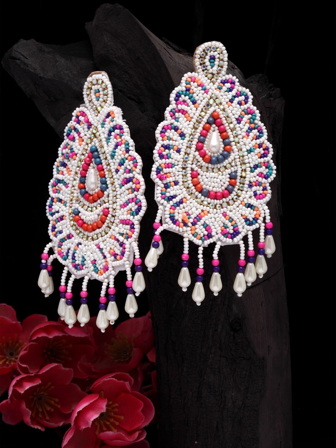 

Moedbuille Multi Contemporary Drop Earrings