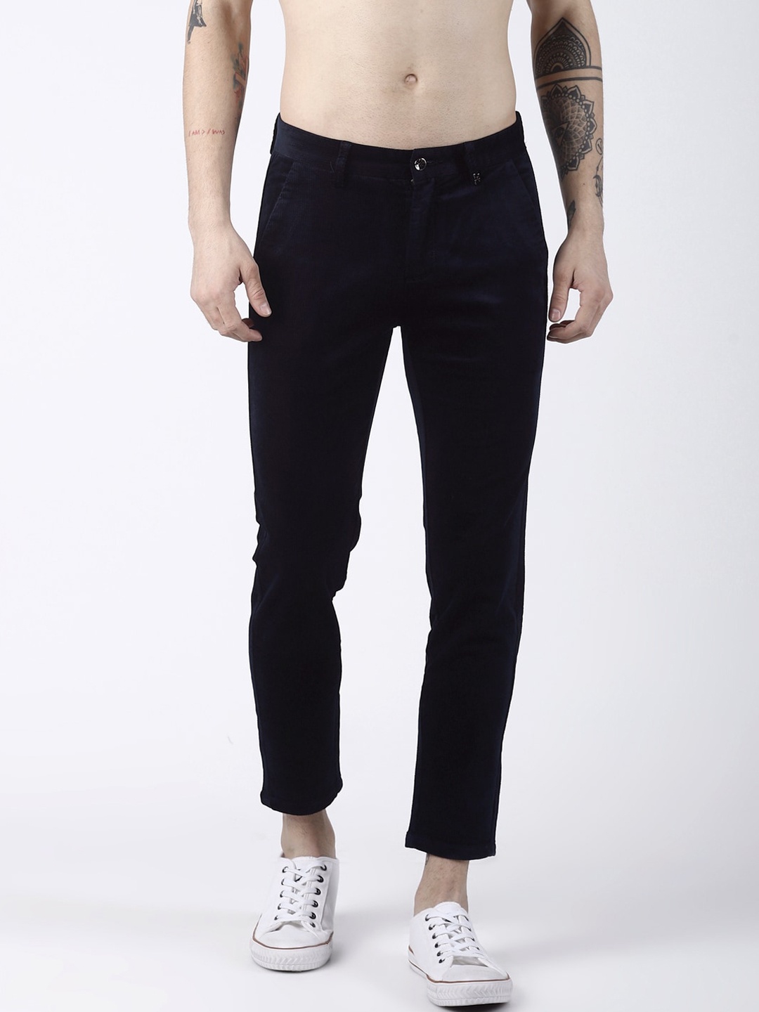 

Rex Straut Jeans Men Blue Slim Fit Chinos Trousers