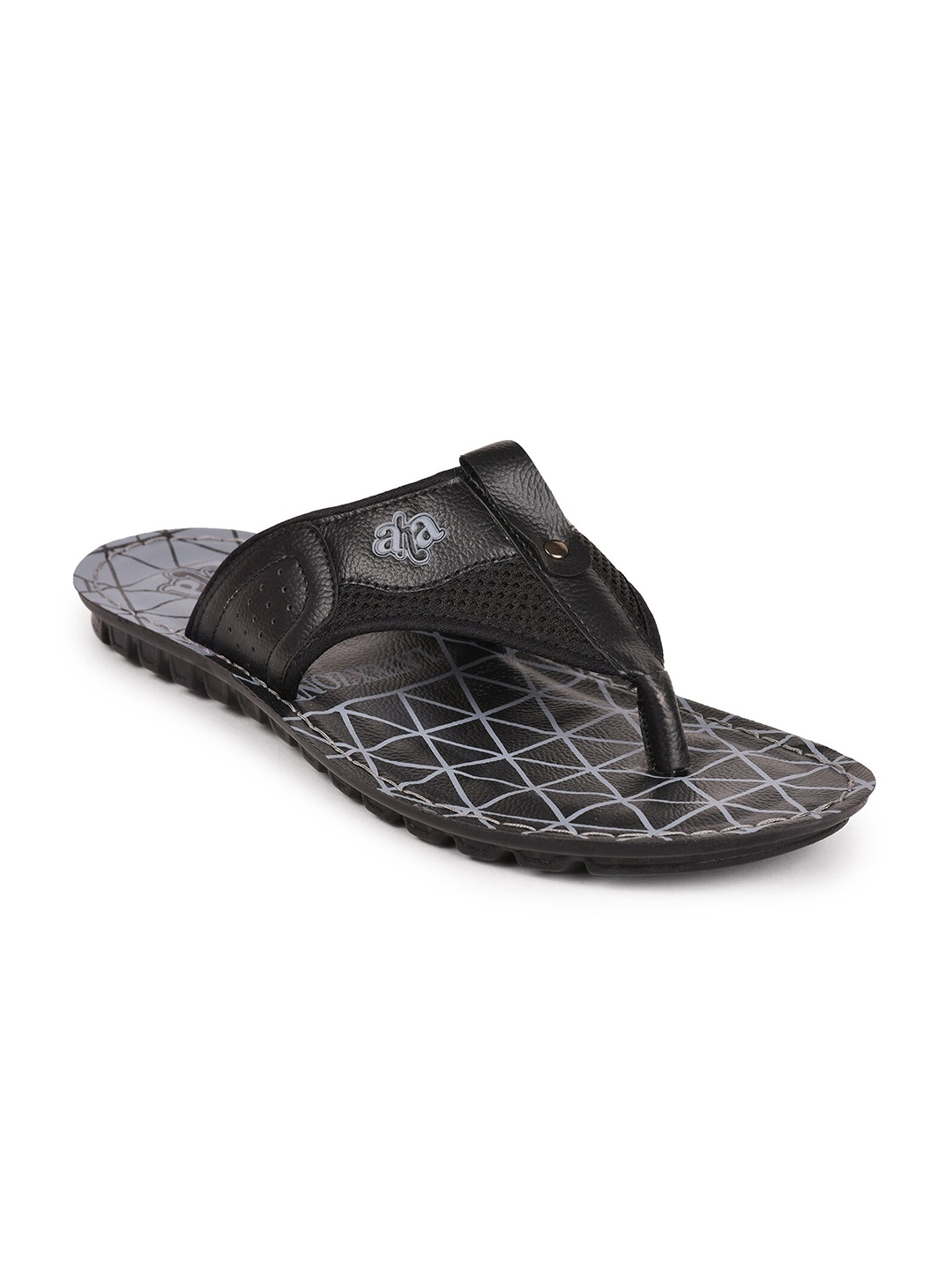 

Liberty Men Black Printed Room Slippers