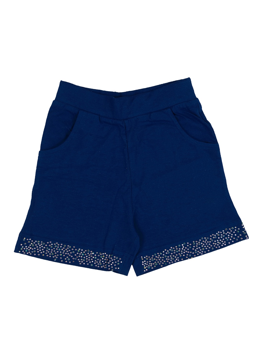

Ziama Girls Blue Mid-Rise Regular Shorts