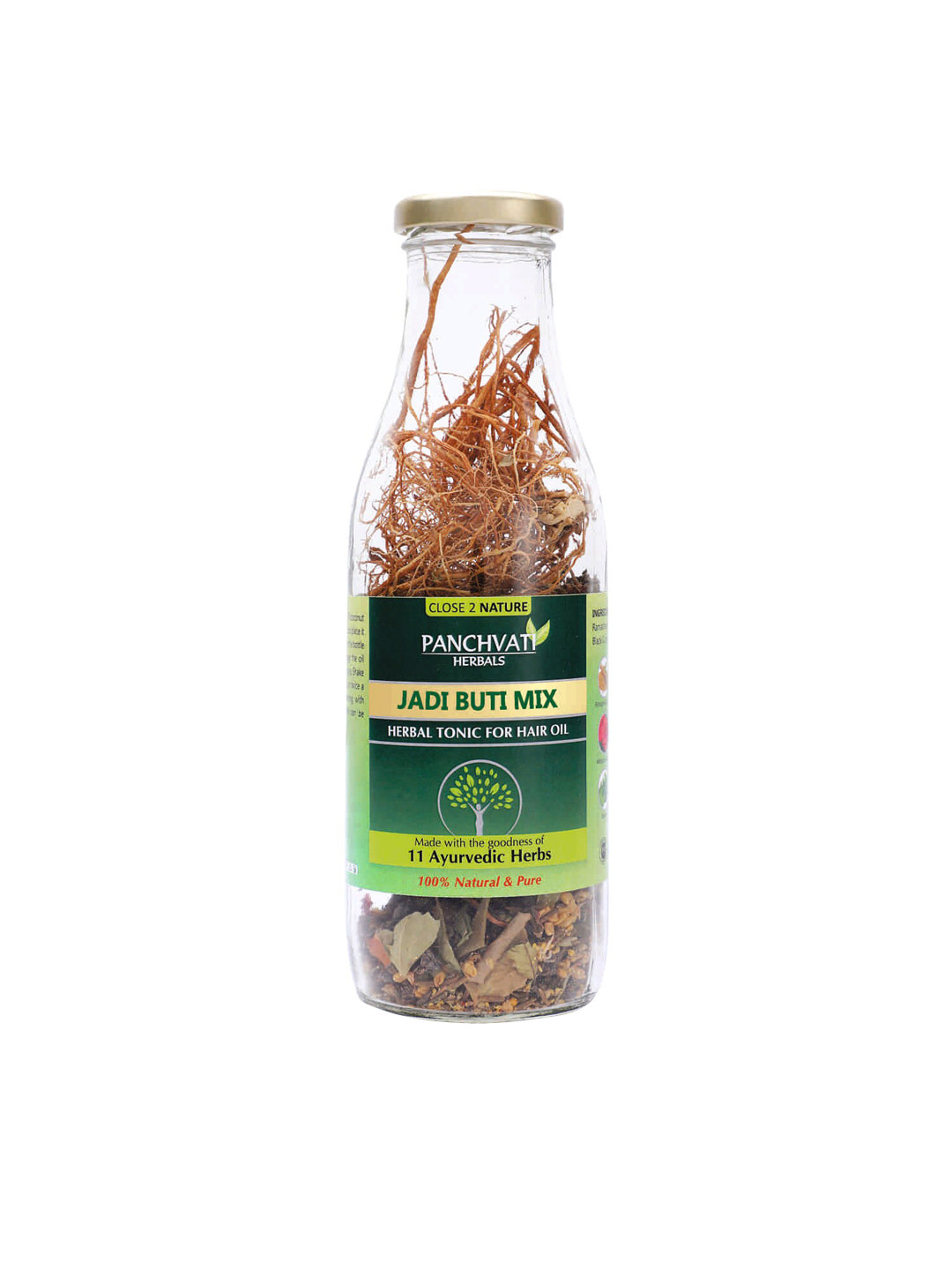 

PANCHVATI HERBALS Jadi Buti Mix For Hair Oil 50ml, Green