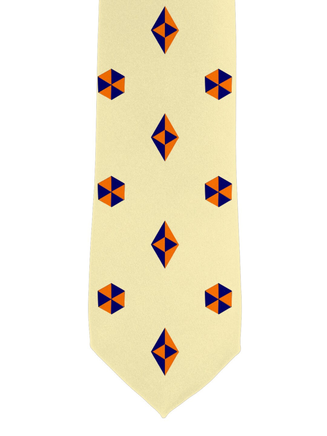 

Blacksmith Men Yellow Printed Broad Tie