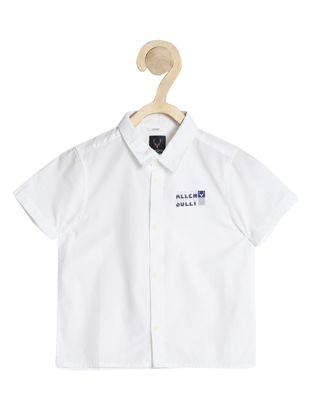 

Allen Solly Junior Boys White Slim Fit Casual Shirt