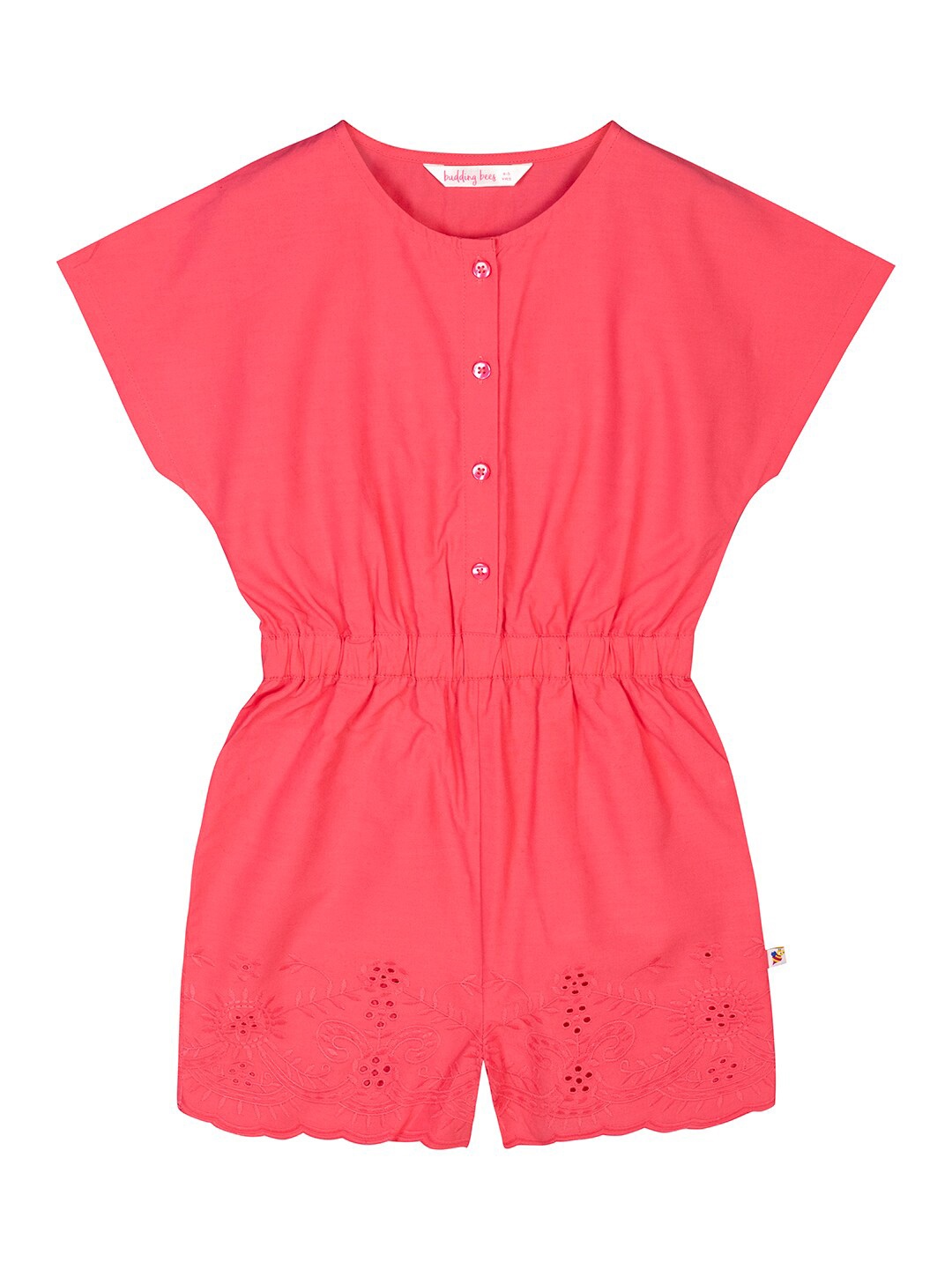 

Budding Bees Girls Red Jumpsuit
