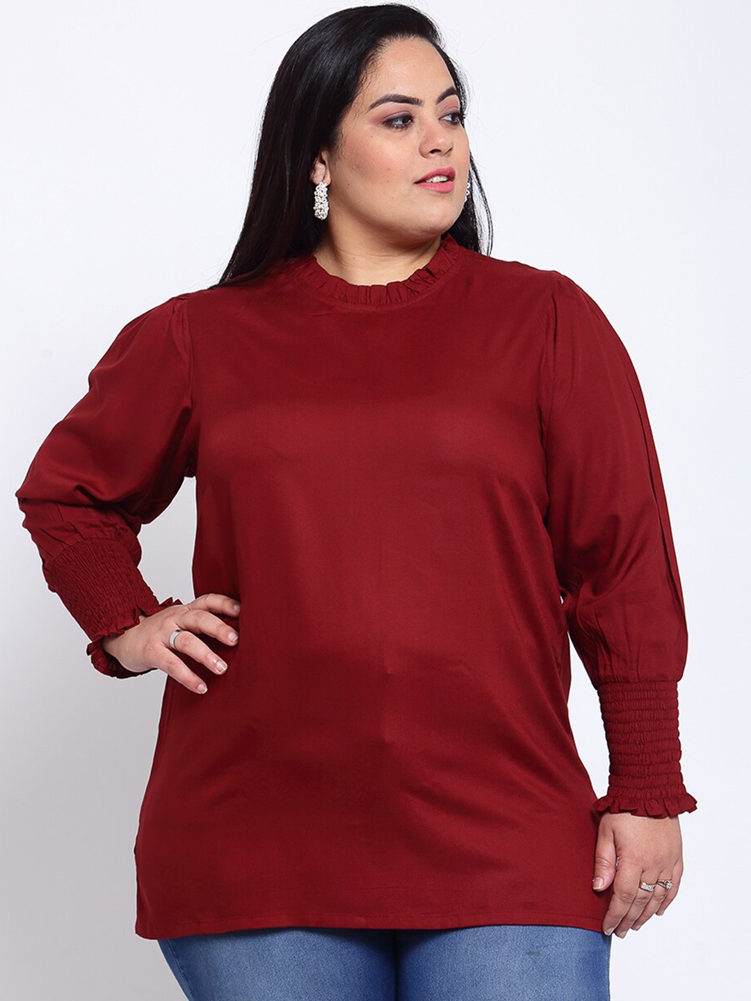 

plusS Maroon Regular Top