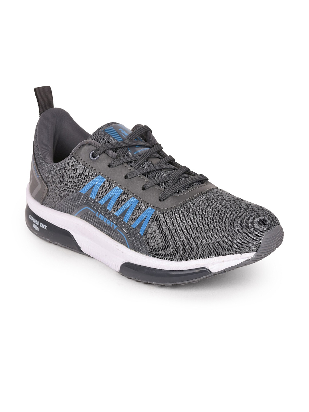 

Liberty Men Grey Mesh Running Non-Marking Shoes