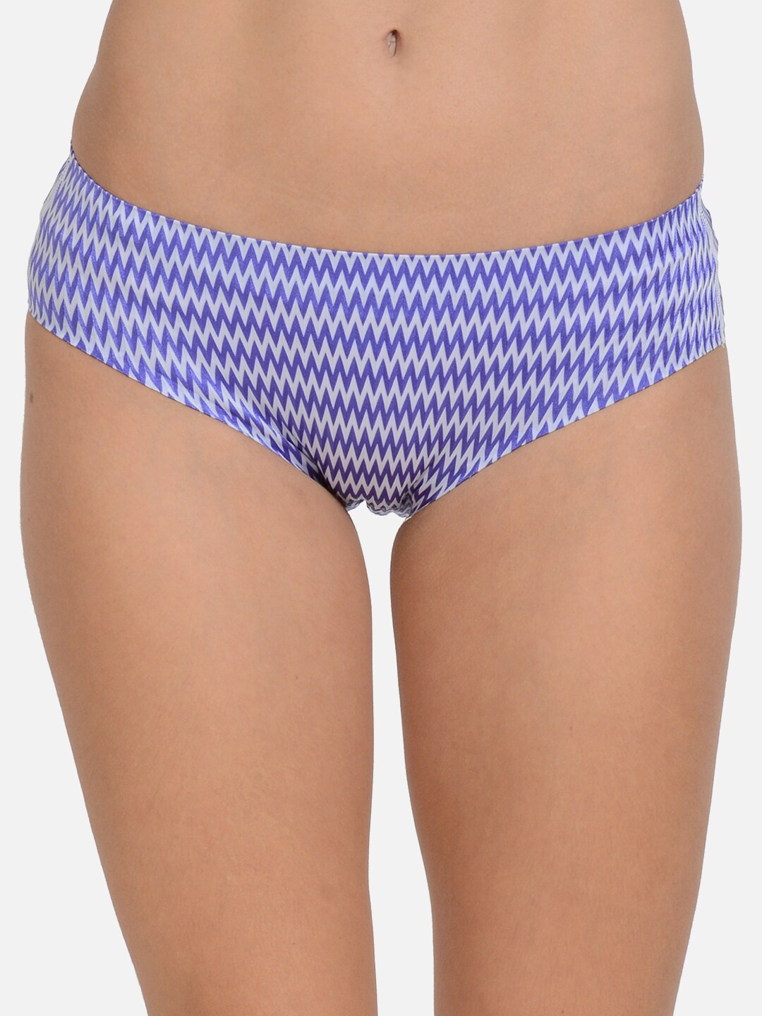

mod & shy Women Blue & White Printed Hipster Briefs MU100M