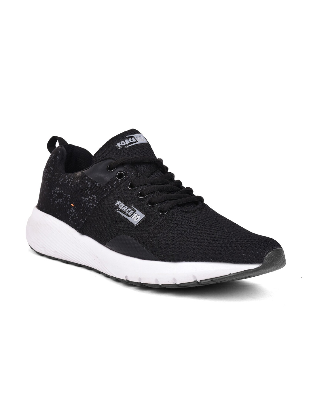 

Liberty Men Black Mesh Running Non-Marking Shoes