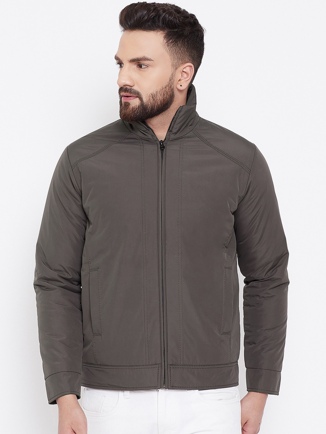 

Spirit Men Olive Green Padded Jacket
