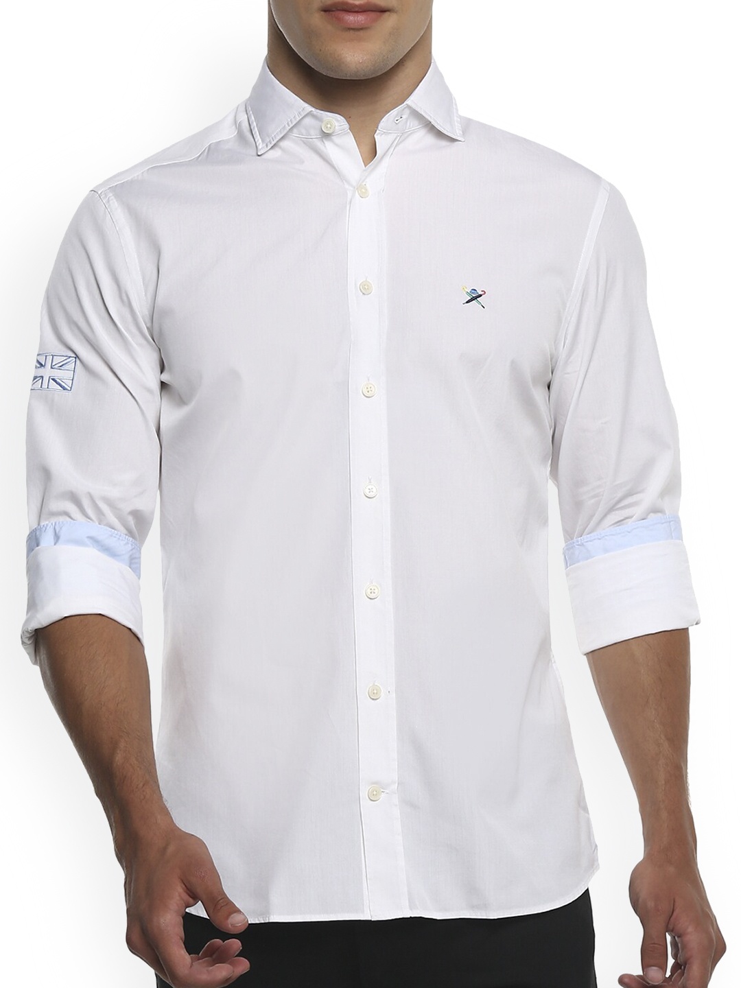 

HACKETT LONDON Men White Casual Shirt