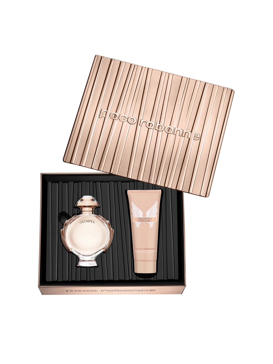

Paco Rabanne Women Olympea Eau de Parfum 80ml +Body Lotion 100ml, Transparent