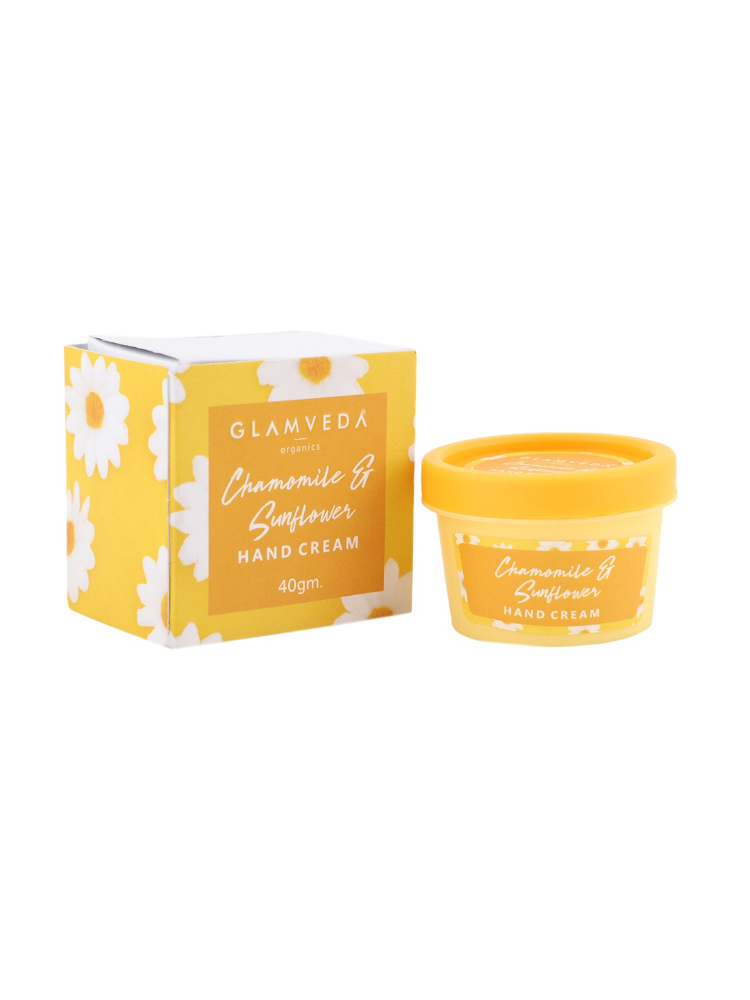 

Glamveda Chamomile & Sunflower Hand Cream - 40g, Yellow
