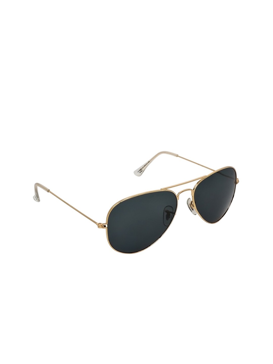 

GIO COLLECTION Unisex Grey Lens & Gold-Toned Aviator Sunglasses - GM6085C3