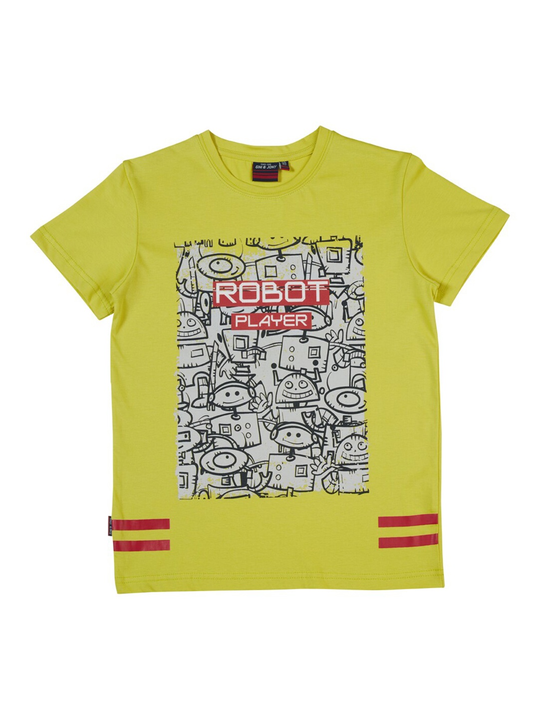 

Gini and Jony Boys Lime Green T-shirt