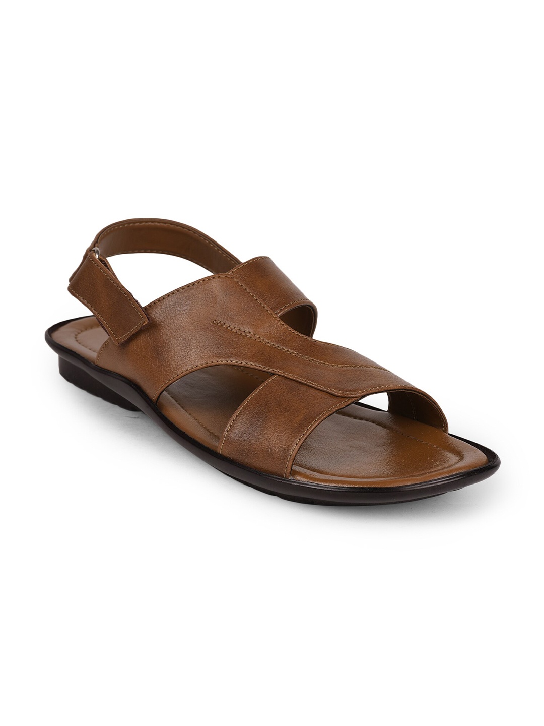 

Liberty Men Tan Brown PU Comfort Sandals