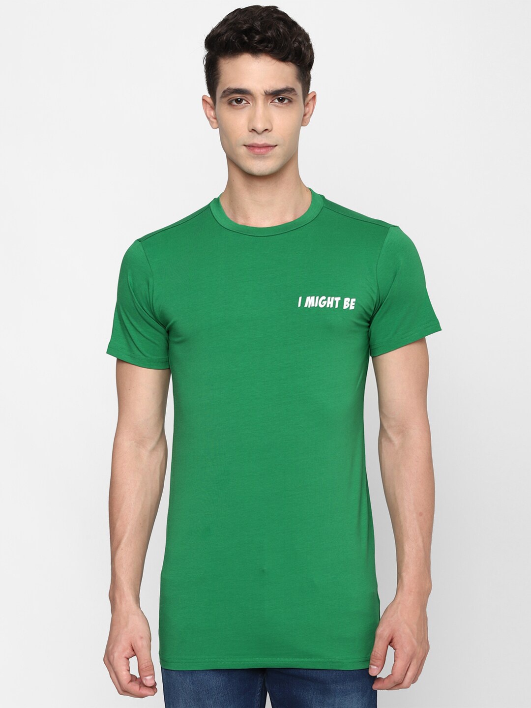 

FOREVER 21 Men Green T-shirt