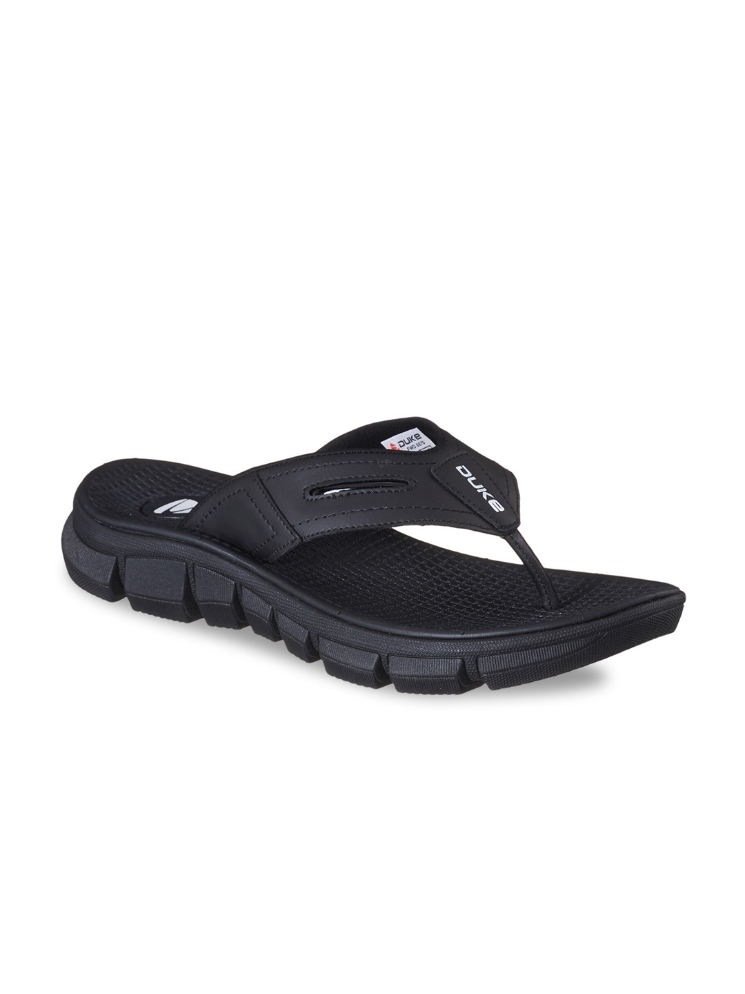 

Duke Men Black Thong Flip-Flops