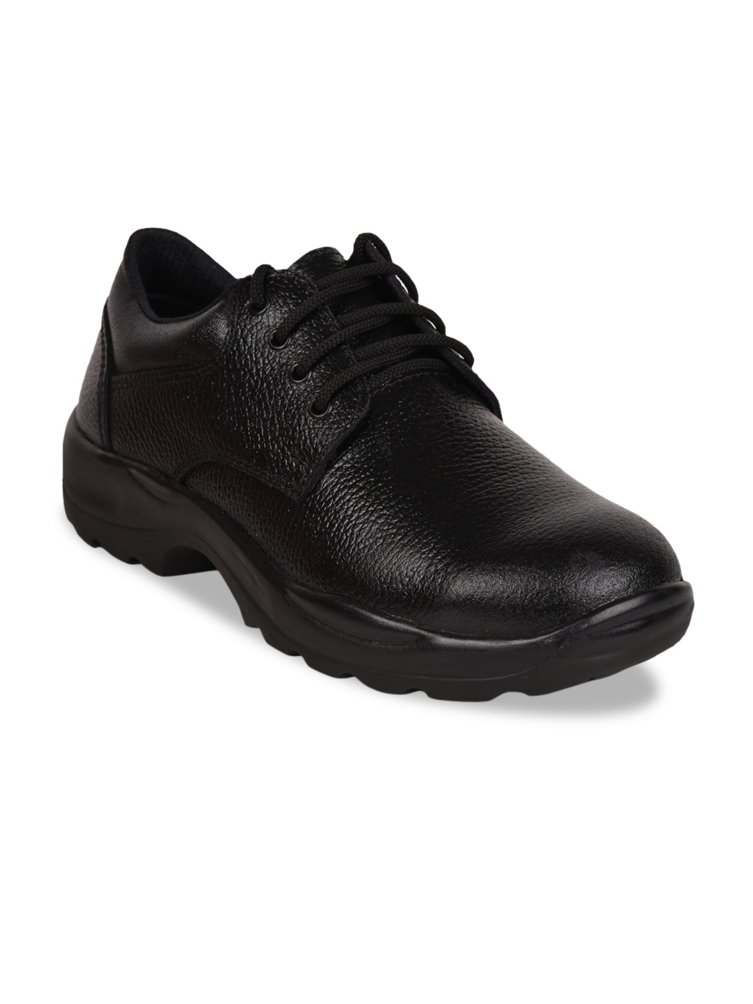 LIBERTY Men SHAKTI-01 Solid Lace-Up Safety Shoes, Black