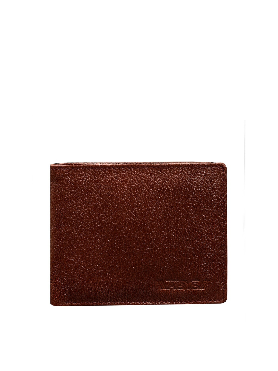 

ABYS Men Brown Textured Leather Two Fold Wallet
