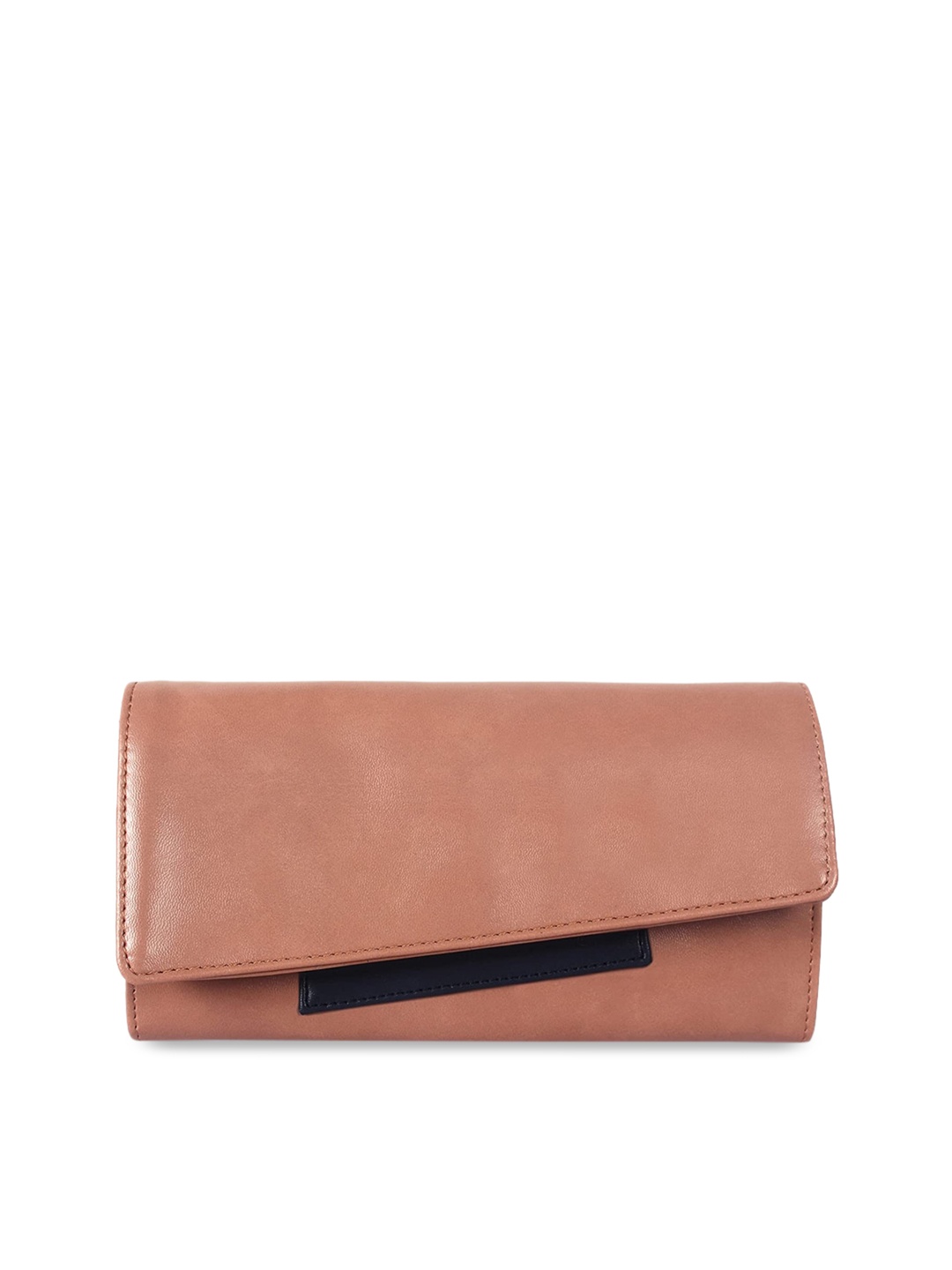 

THE CLOWNFISH Gracy Women Peach Coloured Envelope Clutch