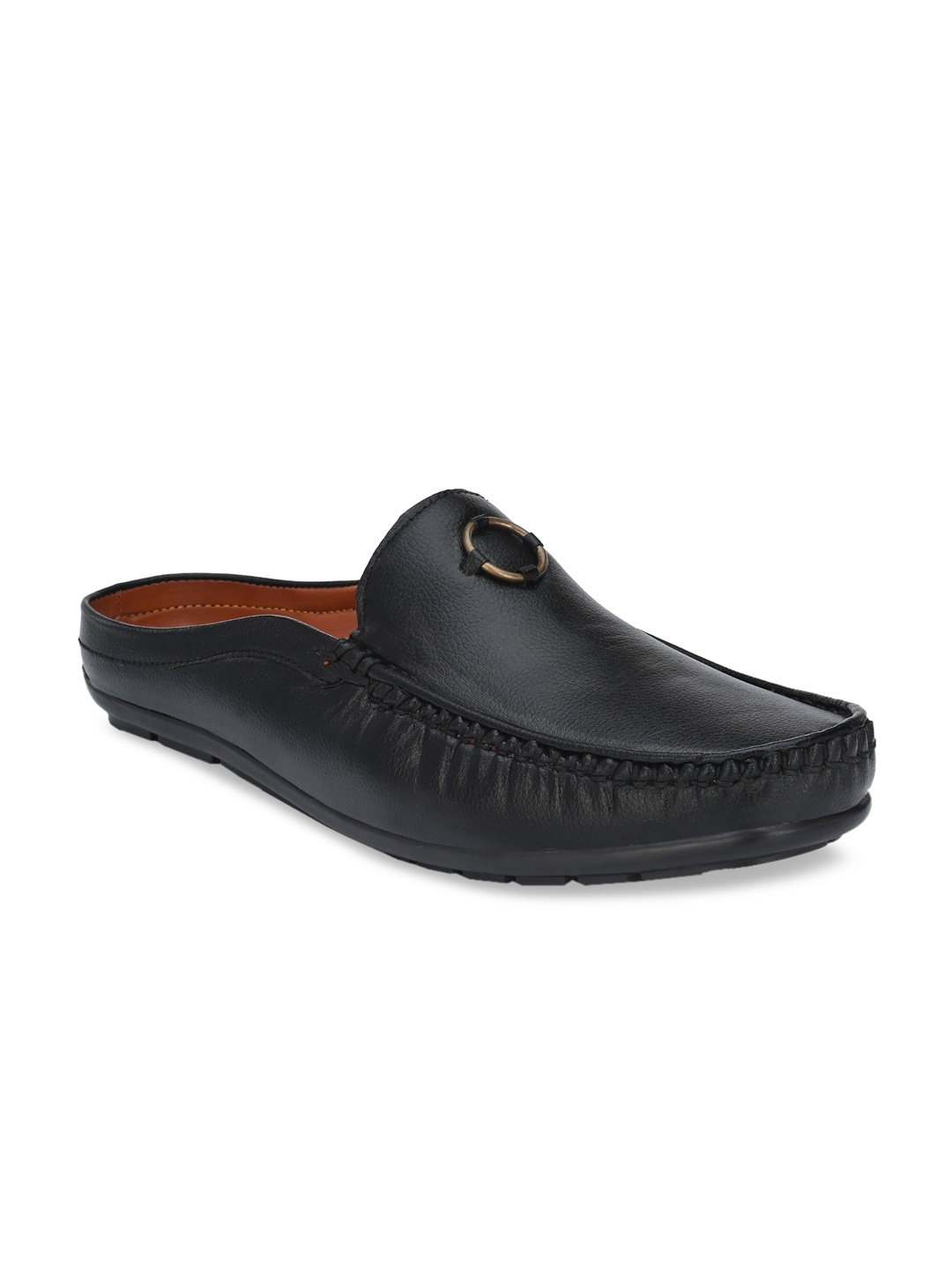 

BUCIK Men Black Solid Light Weight Loafers