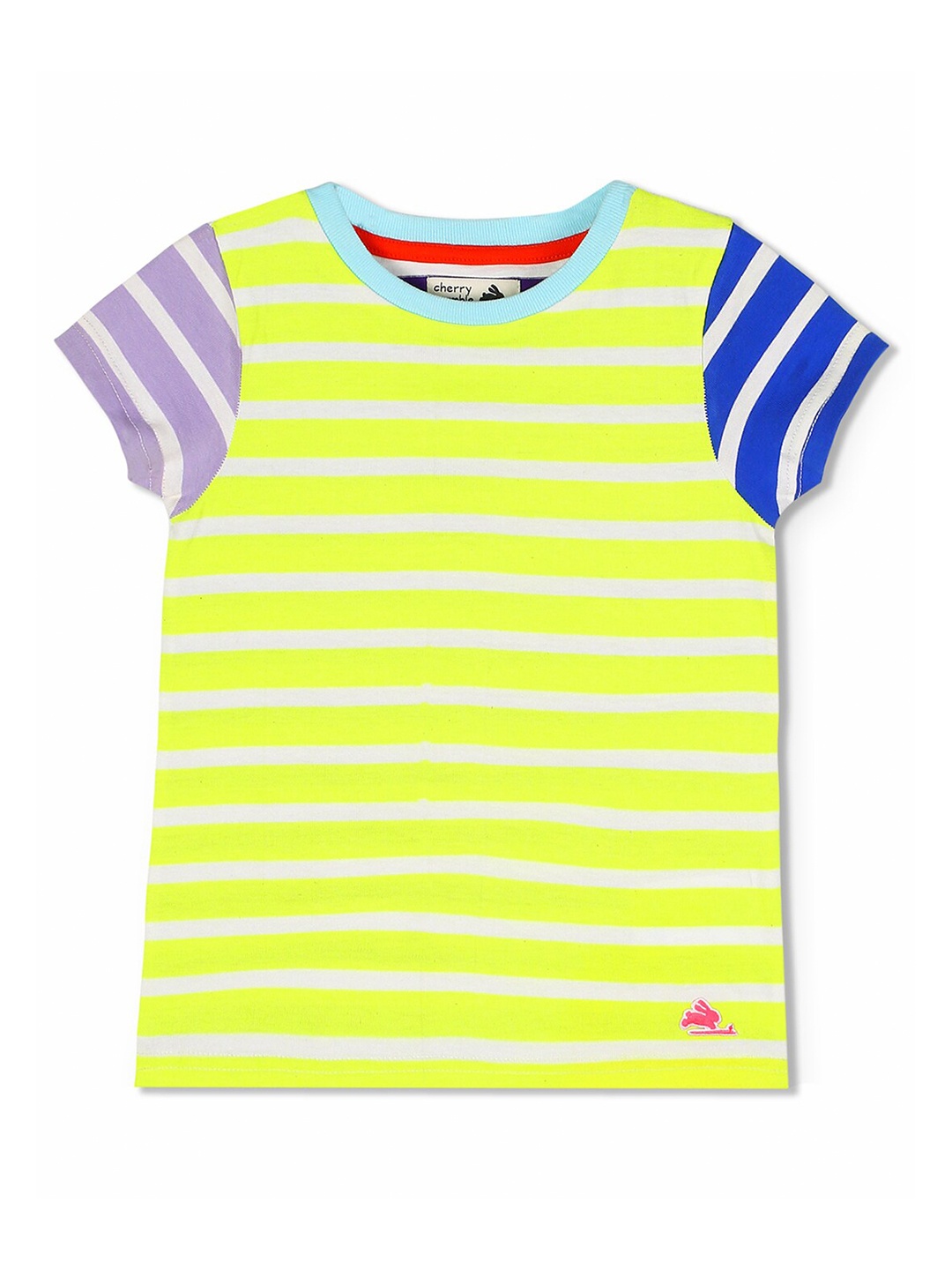 

Cherry Crumble Boys Multicoloured Striped T-shirt, Multi