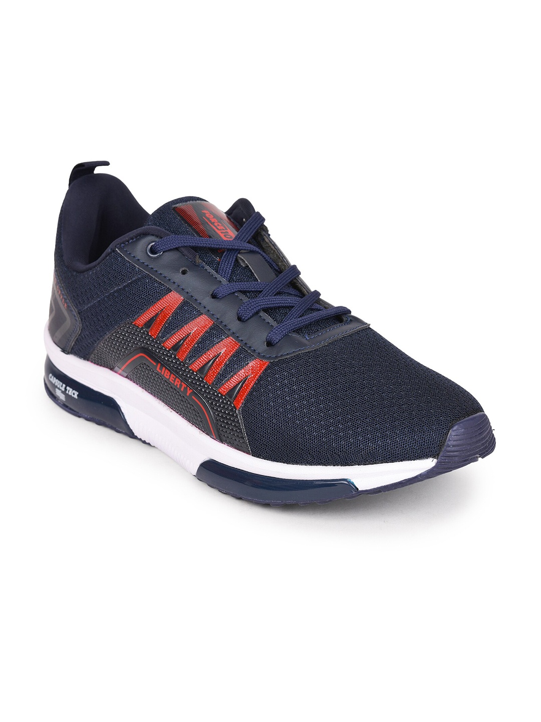 

Liberty Men Navy Blue Mesh Running Non-Marking Sports Shoes