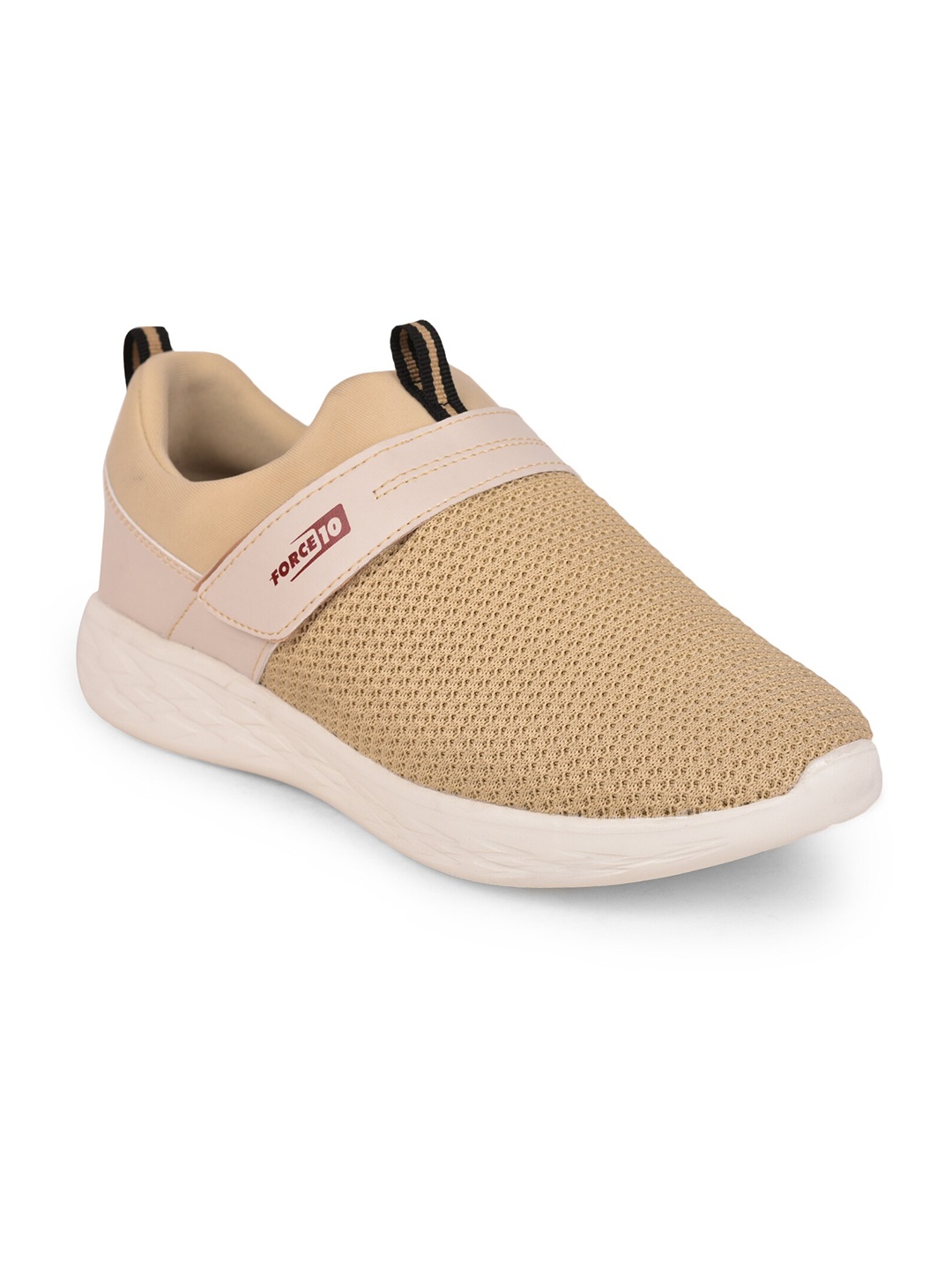 

Liberty Men Beige Mesh Running Non-Marking Shoes