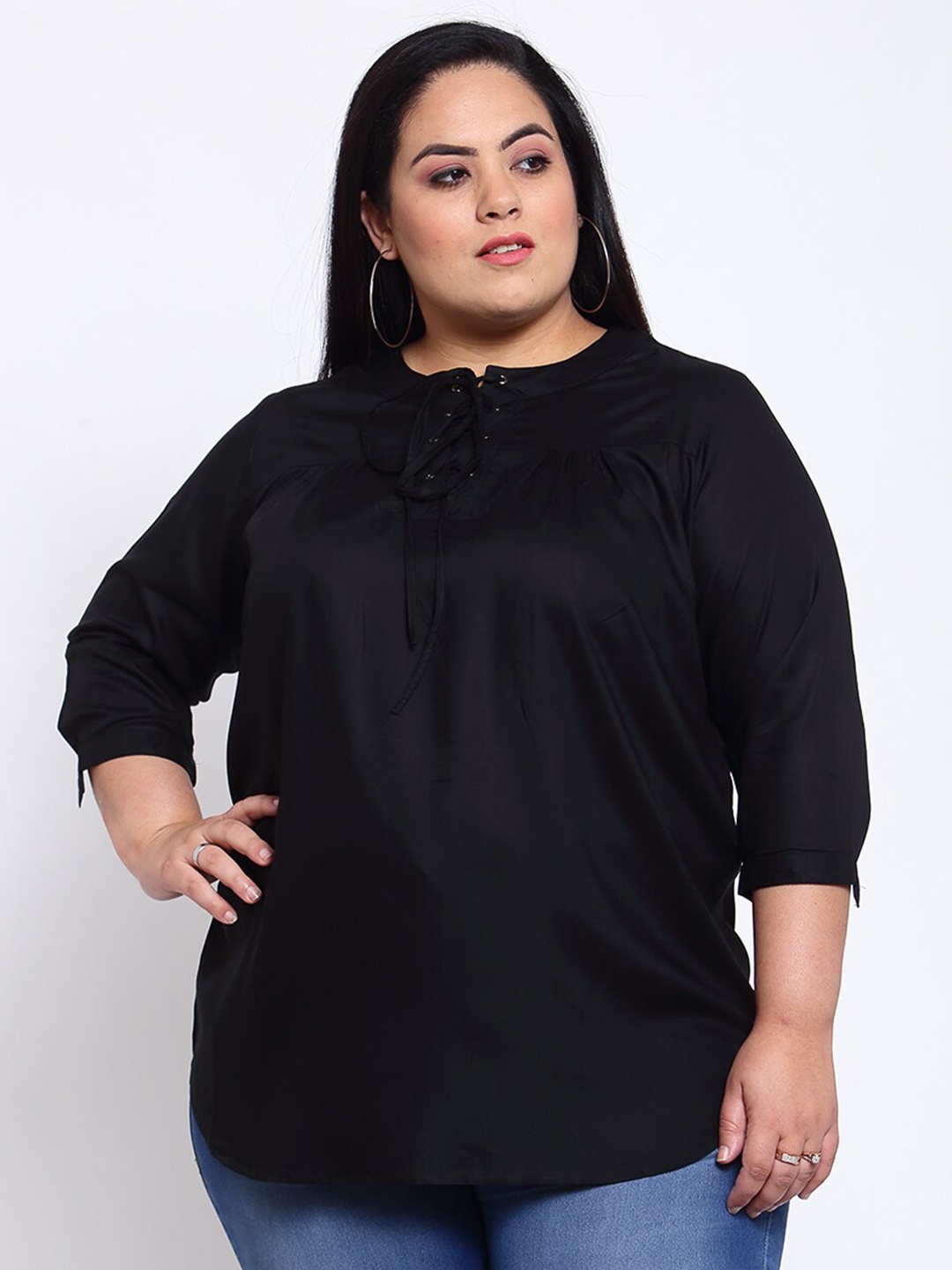 

plusS Black Regular Top