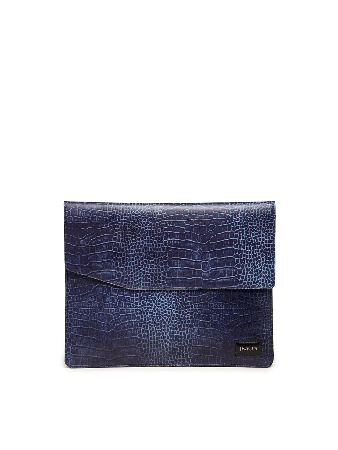 

IMUR Unisex Navy Blue Textured Leather 14 Inch Laptop Sleeve