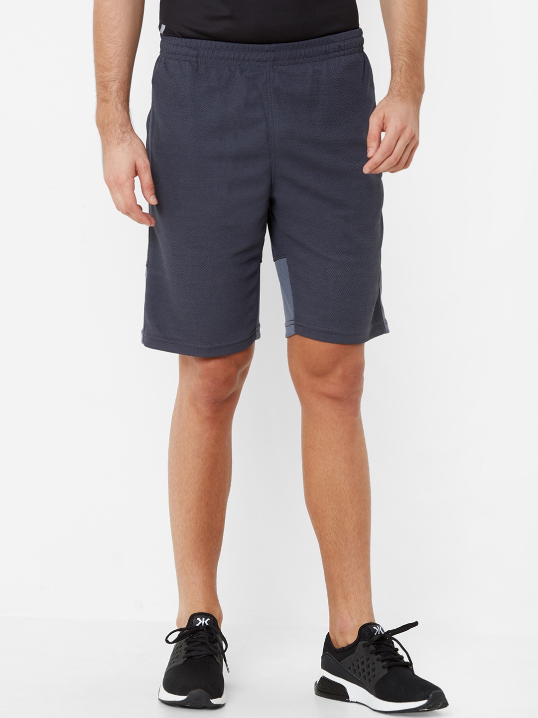 

Black Panther Men Blue Mid-Rise Sports Shorts