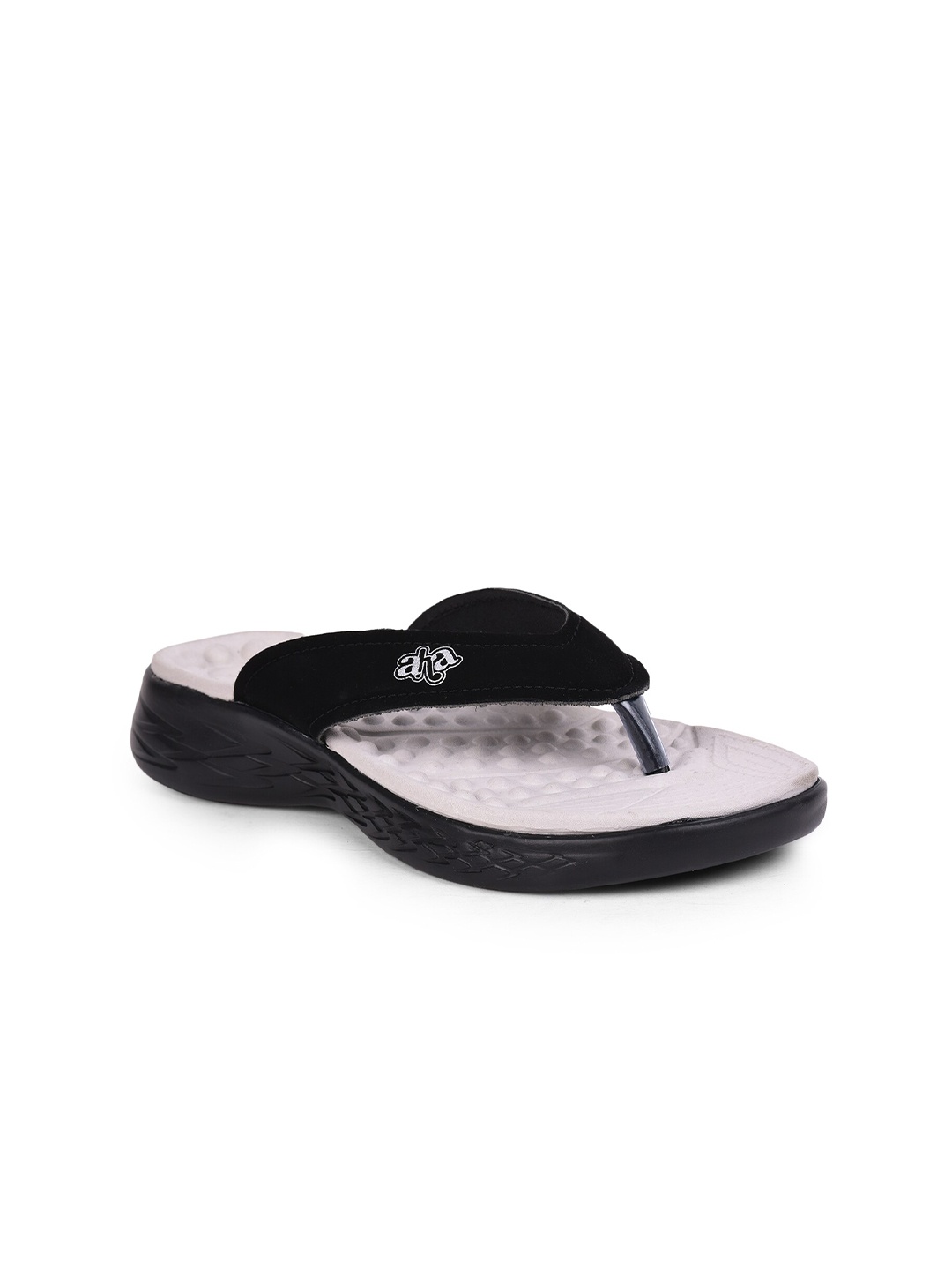 

Liberty Men Black & Off White Thong Flip-Flops