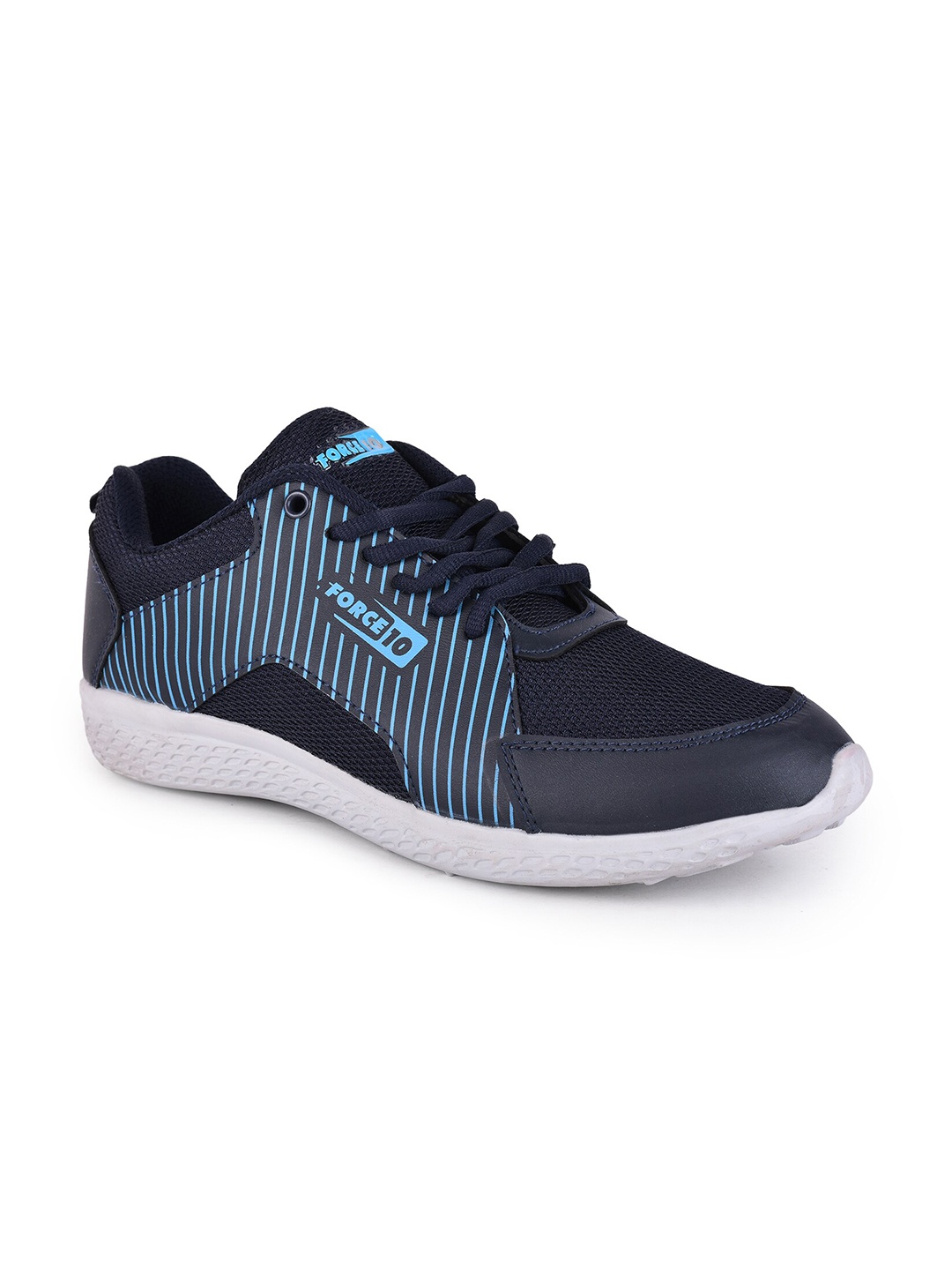 

Liberty Men Navy Blue Mesh Running Non-Marking Shoes